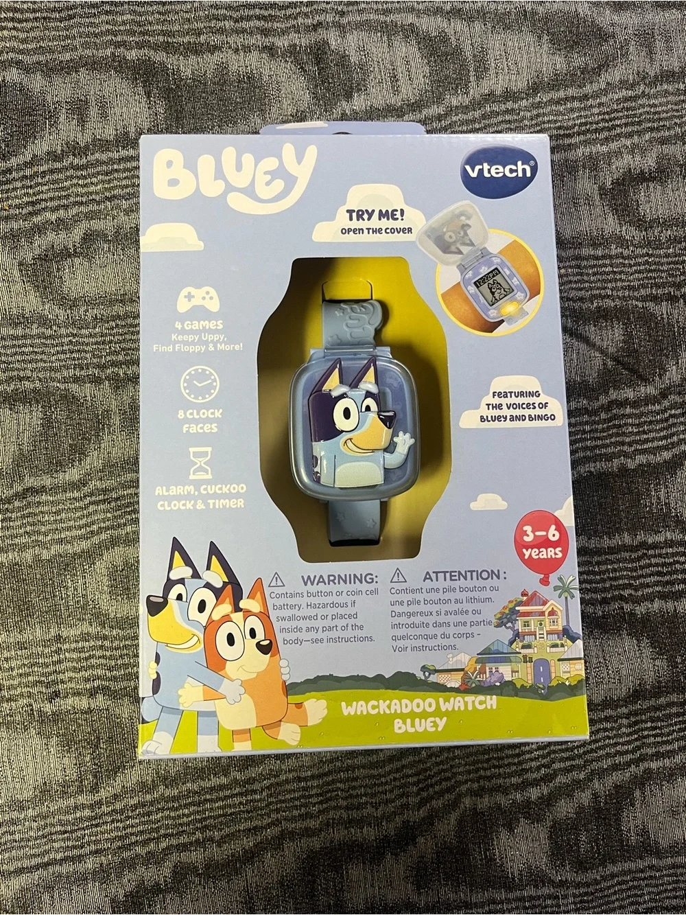 VTech Bluey Wackadoo Watch - Blue Kids Accessory